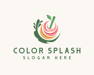 Cocktail Fruit Juice logo design