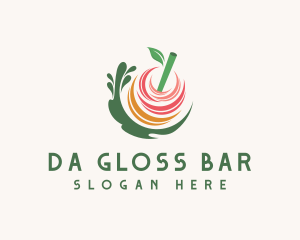 Cocktail Fruit Juice logo design