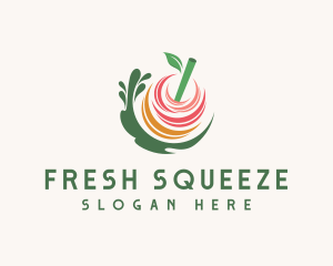 Juice - Cocktail Fruit Juice logo design