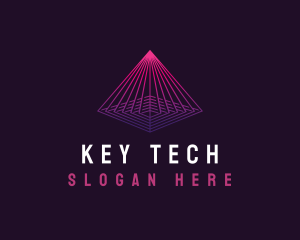 Pyramid Tech Cyber logo design