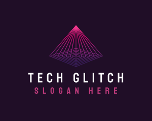 Pyramid Tech Cyber logo design