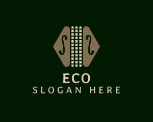 Elegant Accordion Music Logo