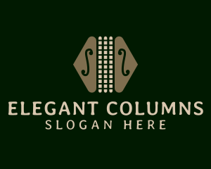 Elegant Accordion Music logo design