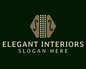 Elegant Accordion Music logo design