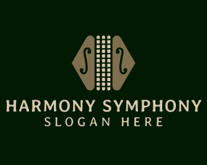 Orchestra - Elegant Accordion Music logo design
