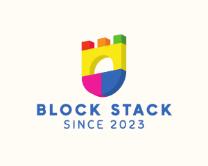 Kiddie Block  Daycare logo design