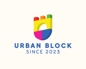 Block - Kiddie Block  Daycare logo design