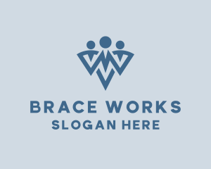 Working Employee Corporation logo design