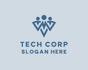 Corporation - Working Employee Corporation logo design