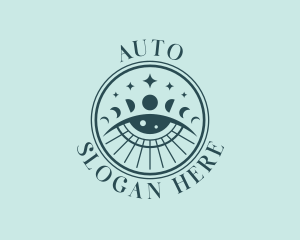 Mystical - Cosmic Fortune Teller Eye logo design