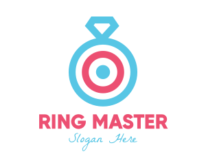Bulls Eye Ring logo design