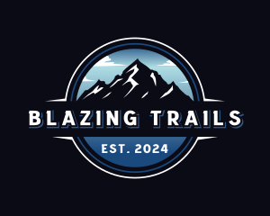 Mountain Peak Trail logo design