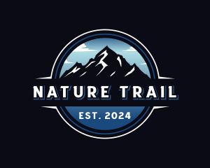Trail - Mountain Peak Trail logo design