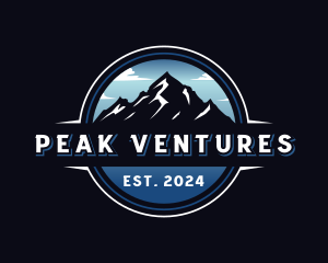 Everest - Mountain Peak Trail logo design