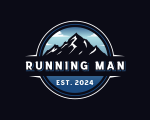 Alpine - Mountain Peak Trail logo design