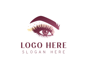 Esthetician - Cosmetics Eyelash Makeup logo design