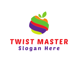 Colorful Fruit Twist logo design