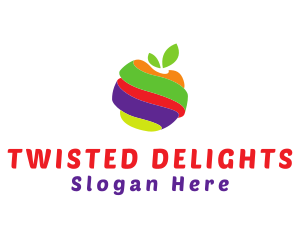 Colorful Fruit Twist logo design