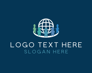 Recruitment - Global Human Recruitment logo design