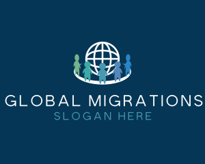 Global Human Recruitment logo design