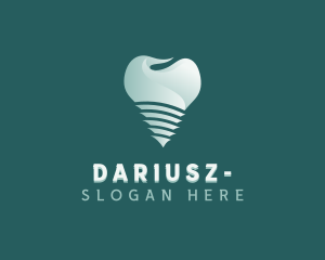 Orthodontist - Tooth Dental Implant logo design