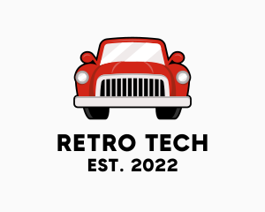 Retro Automobile Car logo design