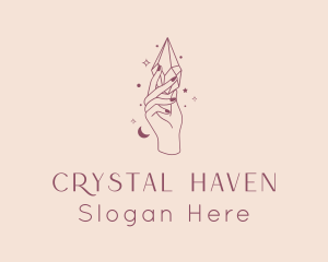 Premium Crystal Jewelry logo design