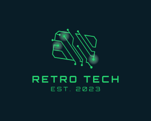 Circuit Tech Chat logo design