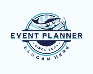 Aquatic Fishing Restaurant Logo