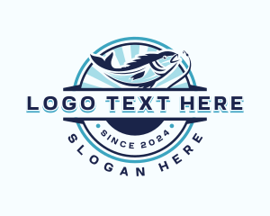 Fish - Aquatic Fishing Restaurant logo design