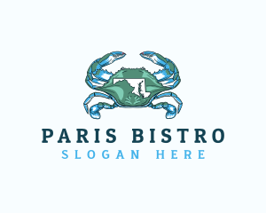 Maryland Blue Crab logo design