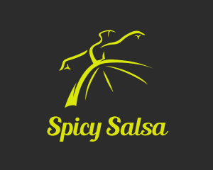 Salsa - Dancing Ballerina logo design