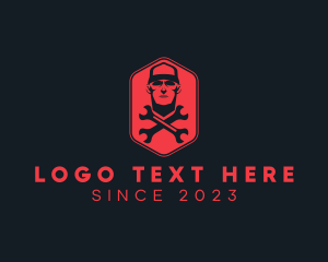 Labour - Handyman Mechanic Hexagon logo design