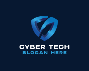 Tech Cyber Security  logo design