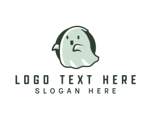 Soul - Spirit Cute Ghost logo design