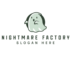 Spirit Cute Ghost logo design