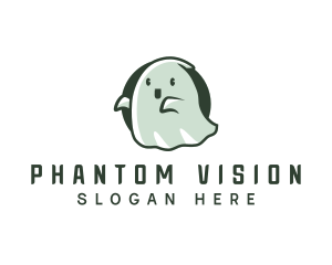 Phantom - Spirit Cute Ghost logo design