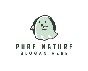 Phantom - Spirit Cute Ghost logo design