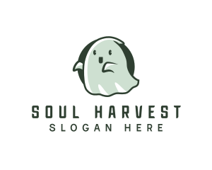 Spirit Cute Ghost logo design