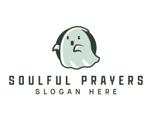 Spirit Cute Ghost logo design