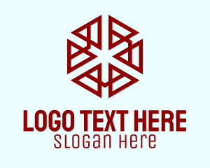 Technology - Digital Hexagon Pattern logo design