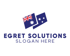 Australia Country Flag logo design