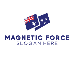 Australia Country Flag logo design