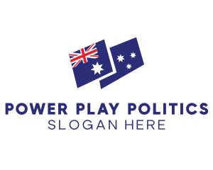 Politics - Australia Country Flag logo design