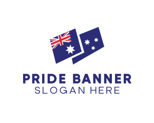 Flag - Australia Country Flag logo design