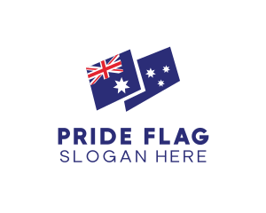Flag - Australia Country Flag logo design