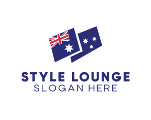 Australia Country Flag logo design