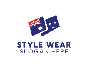 Australia Country Flag logo design