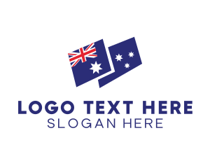 Nationality - Australia Country Flag logo design