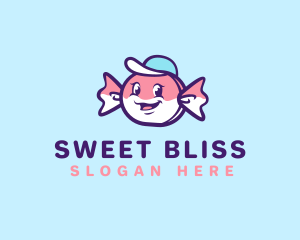 Cute Sweet Candy logo design